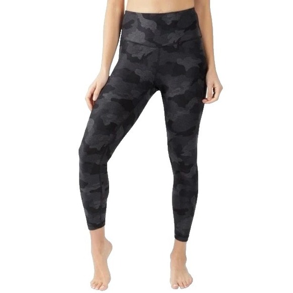 Yogalicious Pants - Yogalicious Lux High-Waist Camo Leggings Womens Sz S Black Gray Gym Yoga Stretch